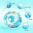 thumbnail image 2 of Baby Swimming Float Inflatable Swimming Ring with Float Seat for 6 Months-6 Years Children (Blue), 2 of 6