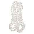 thumbnail image 1 of HLONK Collier Chandail Long Rond Blanc Naturel Perle d'Eau Douce Accessoire de Fête pour Femmes, 1 of 8