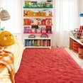 thumbnail image 5 of Homore Cute Fluffy Velvet Carpet Soft Washable Area Rugs for Kids Girls Bedroom/Nursery Room/ Living Room Decoration, 4' x 5.9' Cokered, 5 of 8