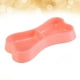 thumbnail image 5 of EeaseMX Comedero portátil doble de plástico con forma de hueso para perros y gatos, ideal para cachorros, gatos, perros y mascotas (rosa), 5 of 8