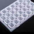 thumbnail image 4 of NAMZI Storage Box, Large Transparent 28 Grids Adjustable Compartment Plastic Box for Medicine Pill, Jewelry, 4 of 5