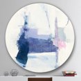 thumbnail image 2 of Designart 'Blue Interlude' Geometric Metal Circle Wall Art - Disc of 36, 2 of 5