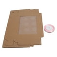 thumbnail image 2 of Caja Porta Magdalenas De Cartón De 6 Piezas Con Inserto Extraíble, 12 Porta Magdalenas Con Ventana Transparente, Recipientes Para Magdalenas Para Postres, Fácil De Montar, 2 of 7