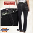 thumbnail image 5 of Dickies Womens Work Pants - High Waist Women Carpenter Pants Relaxed Fit with Belt & Utility Pockets, 5 of 7