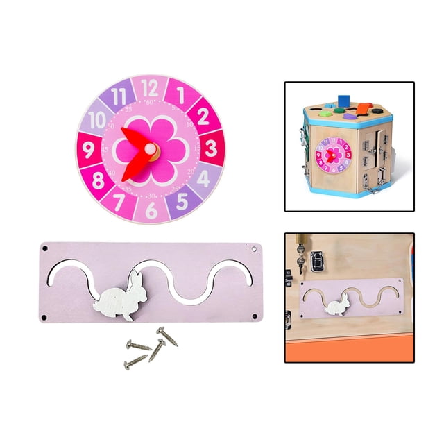 2x Sensory Board Toy Parts Early Education Toy for Cognition Activities Salvador Dali none
