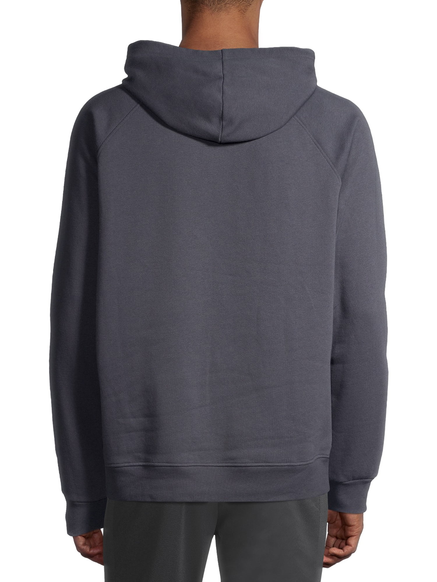 Athletic Works Men's Fleece Raglan Hoodie Sweatshirt, up to Size 2XL