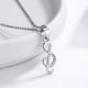thumbnail image 5 of Collar con colgante de nota de plata de ley s925, colgante de nota rítmica, collar para mujer Sincero Electrónica, 5 of 5