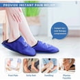 thumbnail image 2 of ® Bundle of 2 Pack Gel Ice Slippers + Ankle Ice Wrap with 2 Gel Packs, 2 of 8
