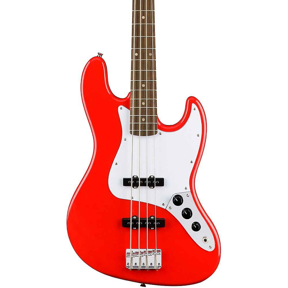 Fender Squier Affinity Series Jazz Bass Race Red Walmart Com