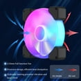 thumbnail image 4 of Elegant Choise PC Case Fans 120mm RGB Computer Fan Quiet Cooling, 4 of 10