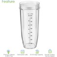 thumbnail image 2 of Pieza de repuesto MEET JUICE Nutri Ninja Blender 2-Pack 32oz, 2 of 2