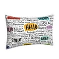 thumbnail image 2 of Balery Hello Bedding Queen Pillow Cases - Envelope Closure - Soft Brushed Microfiber Fabric - Shrinkage and Fade Resistant Pillow Cases-16"x24", 2 of 9