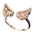 thumbnail image 2 of Anillos para mujer, regalos para mujer. Nuevo y elegante anillo de alas de ángel que revela tu personalidad única. Anillo de moda., 2 of 2