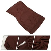 WEAVILUX Black Chaise Lounge Slipcover High Stretch Polyester Furniture Protector for Home and Living Room Use