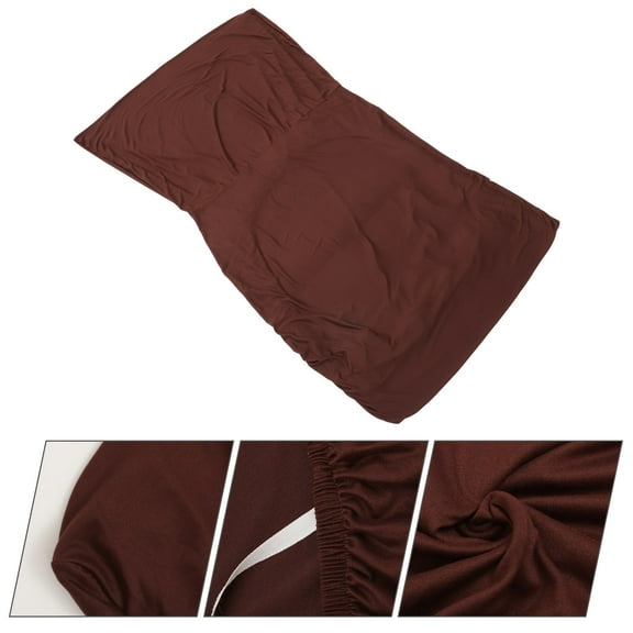 WEAVILUX Black Chaise Lounge Slipcover High Stretch Polyester Furniture Protector for Home and Living Room Use