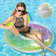 thumbnail image 5 of SHAOSZC - Flotador inflable transparente brillante con degradado de color y respaldo: accesorio perfecto para fiestas en la piscina en verano para adultos mayores de 14 años. Flotador de piscina, 5 of 6