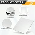 thumbnail image 3 of 1/16" Hot Rolled Steel Sheets, 12" x 8" Steel Plate Base Metal Sheet for Structural Support Construction Boards Industrial Use Machinery Manufacturing, Silver, 3 of 6