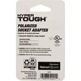 thumbnail image 4 of Hyper Tough Socket Adapter to Electrical Outlet, Polarized, Ivory, 52201, 1 piece, 4 of 6