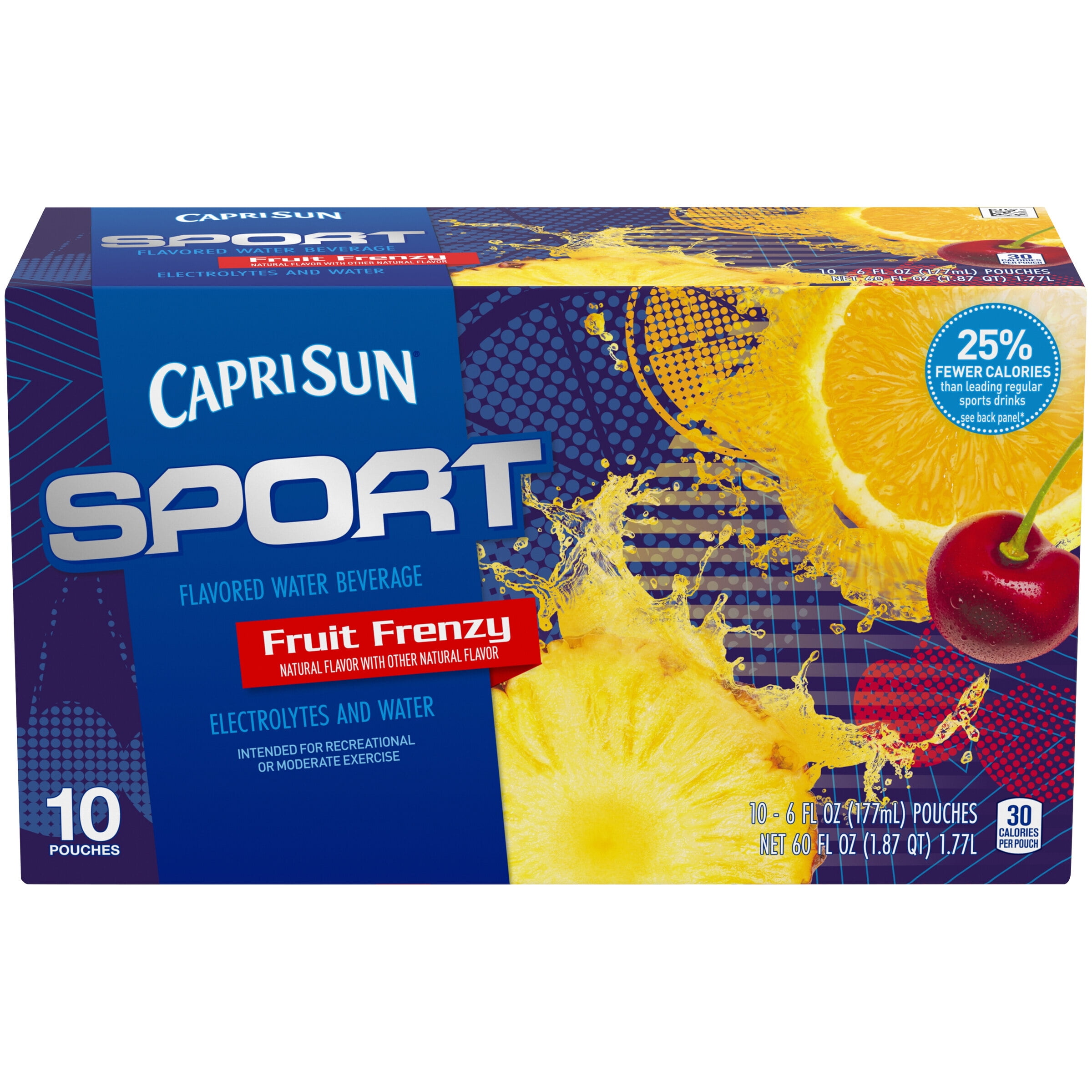 Capri Sun Sport Fruit Frenzy Flavored Water Beverage 106 fl. oz