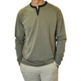 thumbnail image 2 of Long Sleeve Henley Slit Collar, 2 of 2