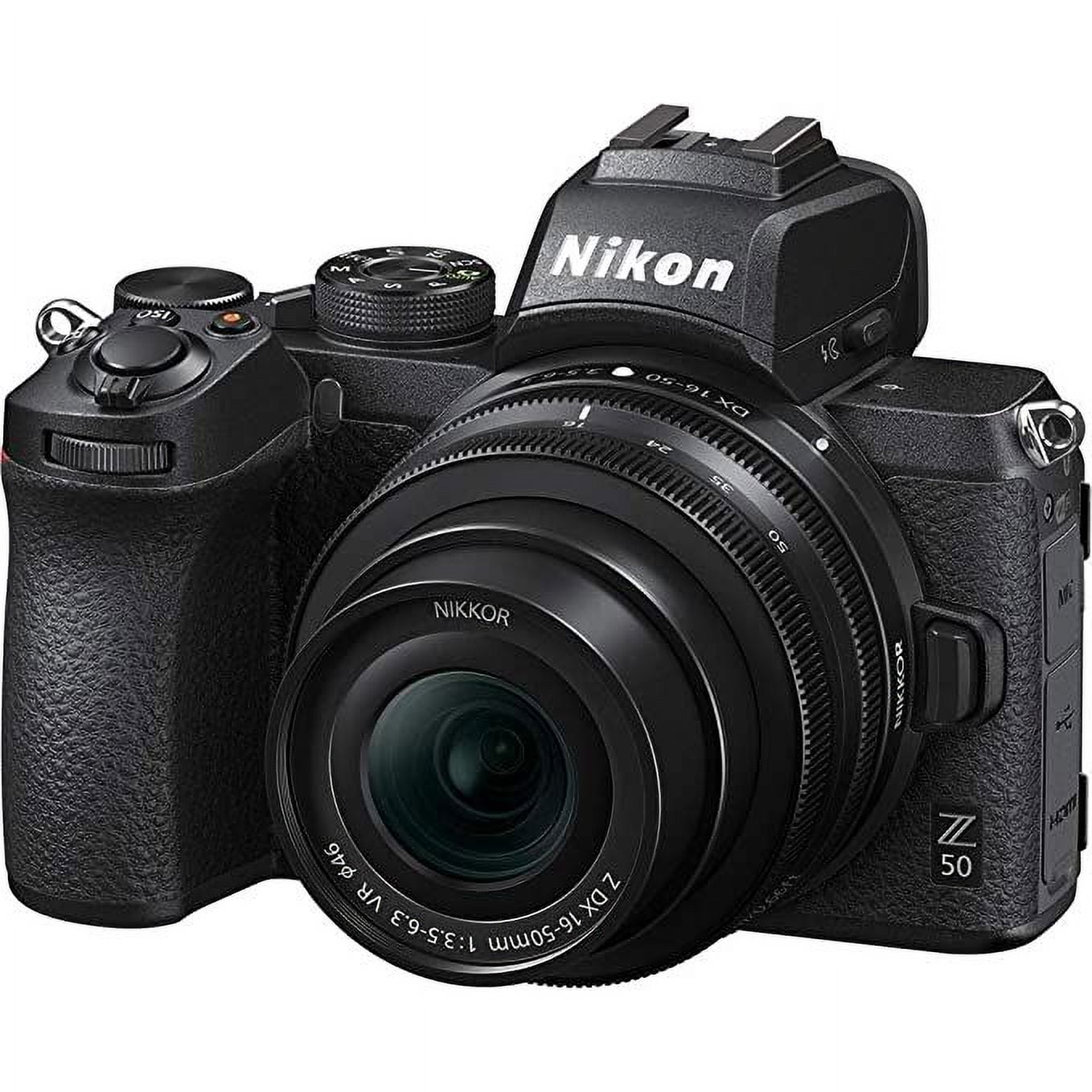 Nikon Z50 Mirrorless Camera with NIKKOR Z DX 16-50mm VR Zoom Lens