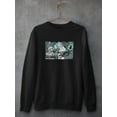 thumbnail image 3 of Retro Futuristic Collage Sweatshirt Men -Image by Shutterstock, Male 5X-Large, 3 of 4