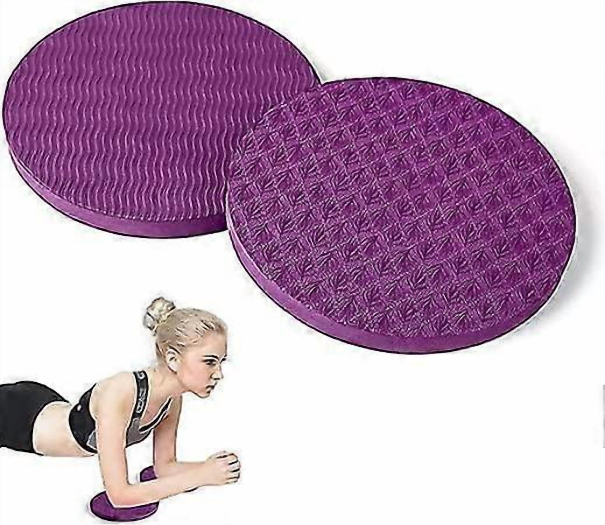 Yoga Knee Pads, Yoga Knee Pads, Yoga Mats For Knees, Hands, Wrists And Elbows (1 Pair - Purple)_Perfect Gift