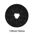 thumbnail image 2 of Bgsha 2PCS 139*26mm Activated Carbon Filter Kitchen Range Hood Accessories Filters, 2 of 7