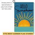 thumbnail image 6 of Hello Sunshine Summer Garden Flag 12.5x18 Vertical Double Sided Farmhouse Holiday Outside Decorations Burlap Yard Blue Flag BW686, 6 of 6