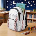 thumbnail image 3 of Kuiaobaty Baseball Print Backpack for Girls Boys Ice Cream Print Backpack with Adjustable Strap Lightweight Bookbags for School, 3 of 7
