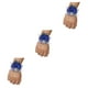 thumbnail image 5 of Advancent elástica única con materiales para ocasiones especiales Ramillete de muñeca de rosa satinada hecho a mano N15Azul zafiro Type1 NO1, 5 of 6