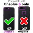 thumbnail image 2 of REQO Phone Case for Oneplus 5 with Tempered Glass Screen Protector Cover and Cell Accessories Protective Slim TPU Silicone Oneplus5 A5000 One Plus5 1 Plus 1plus Five One+ + 1+5 1+ 5 Women Men Blue, 2 of 8