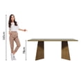 thumbnail image 4 of Mesa de Comedor Rectangular 5388 Color Marrón/Negro 1, 4 of 5