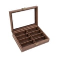 thumbnail image 2 of lionlar Boîte de Rangement pour Lunettes pour Femmes Hommes Cadeau Idéal Maison 8 Compartiments, 2 of 9