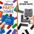 thumbnail image 4 of SWOOC Games - Ultimate Party Tower™ - 100 Original Commands, 60 Blocks, & 1000s of Hilarious Rule Combinations - A Tipsy Spin on Fun Classic Games for Power Hour - Ages 21+ - Wooden Tower Blocks Game, 4 of 6