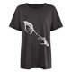 thumbnail image 5 of Camiseta de manga corta suelta con estampado de manga caída de Halloween para hombres y mujeres Pompotops hfajkhk140202, 5 of 9
