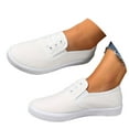 thumbnail image 3 of uvwlwu Casual Shoes for Women Fabric Shoes Canvas Trainers Fabric Trainers Shoes Walking Shoes Summer Boat Shoes Low Shoes Loafer On Flat Shoes Wide Feet, 3 of 9