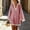 Red, variant on Women's V-Neck Long Sleeve Lace Striped Mini Dress, Casual Summer Fashion