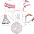 thumbnail image 6 of Long Crossbody Lanyard Clear Case for Google Pixel 7a with Adjustable Neck Strap, Glitter Sparkly Bling Quicksand Phone Cover Cases for Google Pixel 7a QKG Colorful, 6 of 7