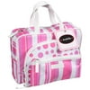 Modella: Pink & White Stripes/White w/Pink Polka Dots/Pink & White Stripes Make Up Bags, 3 Ct