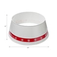 thumbnail image 3 of Maison Concepts Christmas Metal White Tree Collar With Snowflakes (24L X 24W X 10H), 3 of 3