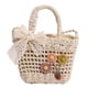 thumbnail image 1 of Bolso Bandolera Tejido A Mano Cara Dura Con Lazo Encaje para El Ocio Diario (beige), 1 of 9