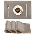 thumbnail image 1 of Juego de 8 manteles individuales Xaoshaoyi de PVC resistentes al calor, lavables, de doble cara, fáciles de limpiar, aptos para mesa de comedor, cocina y restaurante., 1 of 7