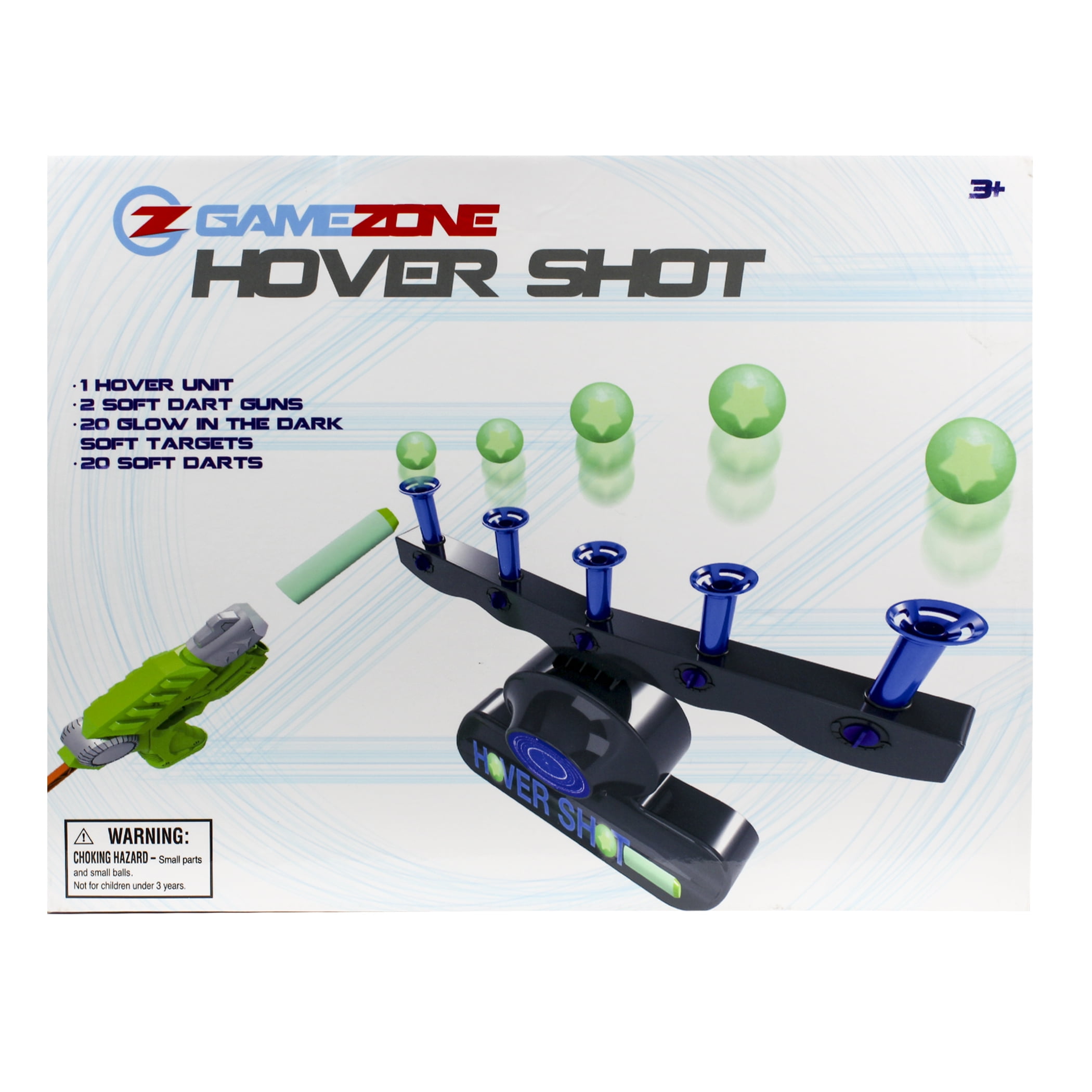 Tevo Hover Shot Soft Dart Gun Set Childrens Floating NERF Target Shooting Game for sale online 