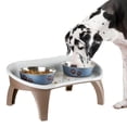 thumbnail image 1 of Bandeja Elevada para Mascotas Petmaker Gris con Protector Antisalpicaduras y Patas Antideslizantes, 1 of 5