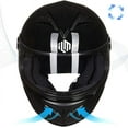 thumbnail image 4 of ILM Youth Kids Full Face Motorcycle Helmet ATV Dirt Bike Street Bike Helmet DOT Approved(Gloss Black, Medium), 4 of 7