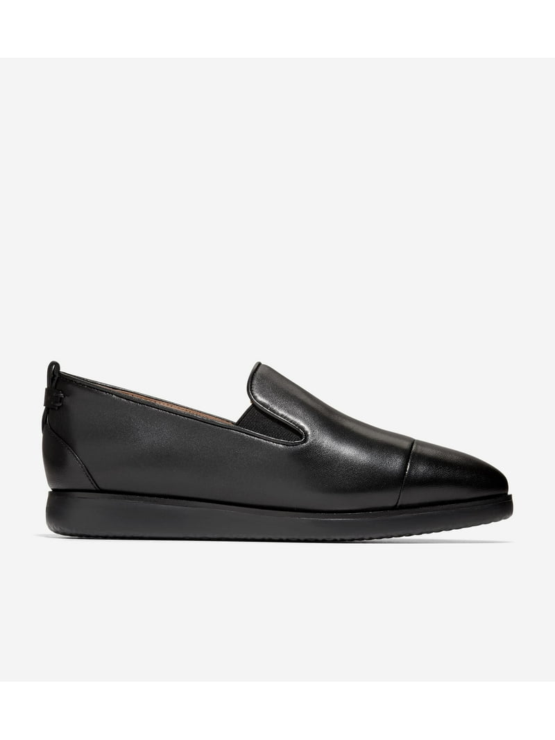 Cole Haan Grand Ambition Slip On Loafers Black/Black Pointed  display picture 1