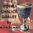 thumbnail image 3 of Copa de vino, cáliz ALADEAN, vintage, medieval, de latón, 3 of 6