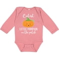 thumbnail image 3 of Inktastic Halloween Cutest Little Pumpkin in the Patch Boys or Girls Long Sleeve Baby Bodysuit, 3 of 5