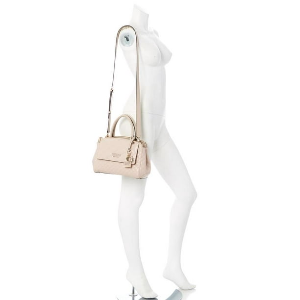 Guess Women s Queenie Small Status Satchel Nude Walmart